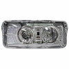 Freightliner Classic Chrome Projector Headlights With LED Amber Turn Signal & White Daylight Running Light- Passenger Side