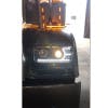 Freightliner Classic Chrome Projector Headlights With LED Amber Turn Signal & White Daylight Running Light - Low Beam On