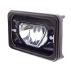 4"x6" High Power LED Heating Light Black Low Beam Turned View