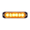 High Power LED Competition Series Slim Warning Light - Amber