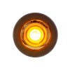 1 LED Mini Clearance Marker Light With Rubber Grommet - Amber/Clear On