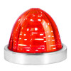 18 LED Classic Style Watermelon Surface Mount Light By Grand General Red Red With Base Front View 