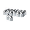 20 Pack of Chrome 1-1/2" X 2-1/4" Push On Standard Nut Cover - Pack View