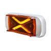 4 LED Saber Rectangular Clearance Marker Light - Amber 