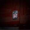 Freightliner Cascadia Chrome Cover Door Handle With 6 LEDs Red On Truck