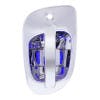 Freightliner Cascadia Chrome Cover Door Handle With 6 LEDs Blue 