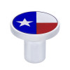 Chrome Texas Flag Emblem Air Valve Knob
