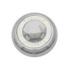Chrome Tractor Trailer Air Brake Knob With Colored Diamond - Clear
