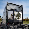 Herd 300 Series Cabinet Style Headache Rack For Semi Trucks - On Truck Close Up