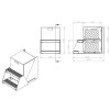 Aluminum Diamond Plate Battery Box - 66292 Drawing
