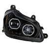 Kenworth T680 Blackout Headlight With Halo LED And Sequential Light Bar (Passenger Side)