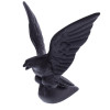 Matte Black American Eagle Ornament