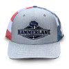 Snapback USA Flag Heather Grey Hammerlane Trucker Hat