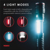 Slyde King Rechargeable Flashlight And Work Light By Nebo - 4 Light Modes