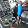 Stainless Steel Lower Gearshift Knob Cover (Blue; Installed)