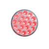 4" Round Dual Revolution Breast Cancer Awareness Pink/Red Stop Tail Turn Combo Light - Red