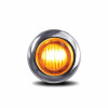 3/4" Mini Button Dual Revolution Amber & Pink LED Marker Light - Amber