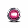 3/4" Mini Button Dual Revolution Red & Pink LED Marker Light - Pink