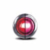 3/4" Mini Button Dual Revolution Red & Pink LED Marker Light - Default