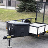 Poly Trailer Tongue Tool Box - Closed on Trailer 