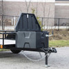 Poly Trailer Tongue Tool Box - Open on Trailer