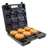 4" Round Rechargeable Flare Kit With 6 Flares and Charging Case - 6 Flare Kit 2