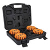 4" Round Rechargeable Flare Kit With 6 Flares and Charging Case - 4 Flare Kit 2