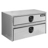 Aluminum Diamond Plate Underbody Tool Box With Drawers - Default