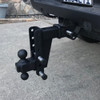 2.5" Heavy Duty Adjustable 6" Drop Hitch By BulletProof Hitches - On Truck