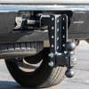 2.5" Medium Duty Adjustable 6" Drop Hitch By BulletProof Hitches - On Truck 1