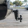 2.5" Medium Duty Adjustable 6" Drop Hitch By BulletProof Hitches - On Truck 2