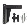 2" Heavy Duty Adjustable 8" Drop Hitch By BulletProof Hitches - Kit