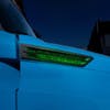 Freightliner Cascadia Hood LED Air Intake Grille - Green