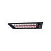 Freightliner Cascadia Hood LED Air Intake Grille - Red 4