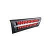 Freightliner Cascadia Hood LED Air Intake Grille - Red 3