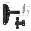 2.5" Medium Duty Adjustable 4" & 6" Offset Hitch By BulletProof Hitches - Kit Diagram