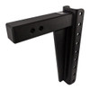 2.5" Heavy Duty Adjustable 12" Drop Hitch By BulletProof Hitches - Shank