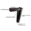 2.5" Heavy Duty Adjustable 16" Drop Hitch By BulletProof Hitches - Shank Diagram
