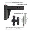 2.5" Extreme Duty Adjustable 4" Drop Hitch By BulletProof Hitches - Kit Diagram