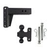 3" Heavy Duty Adjustable 4" Drop Hitch By BulletProof Hitches - Kit
