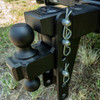 3" Extreme Duty Adjustable 6" Drop Hitch By BulletProof Hitches - Installed Close Up 2