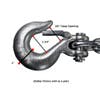 Heavy Duty Towing Chains By BulletProof Hitches - Clasp Diagram