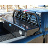 GMC 1500 2500 3500 Pickup Truck Headache Rack - Gloss Black Horizontal Bars 2