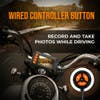 4th Generation MotoProCam WiFi DVR Dual Camera System For Motorcycles - Wired Controller Button