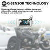 4th Generation MotoProCam WiFi DVR Dual Camera System For Motorcycles - G-Sensor Technology