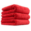 Chemical Guys Happy Ending Edgeless Microfiber Towels - Red