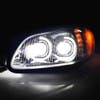 Freightliner M2 Full LED Chrome Projection Headlights With DRL And High Beam On