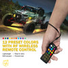 RGBW Multi-Color LED Rock Light Kit With Remote - Remote