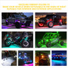 RGBW Multi-Color LED Rock Light Kit With Remote - Trucks