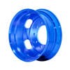 22.5" x 8.25" Oval Aluminum Wheel With Off-Center Vent Hole - Blue